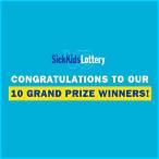 sick children's lottery winners